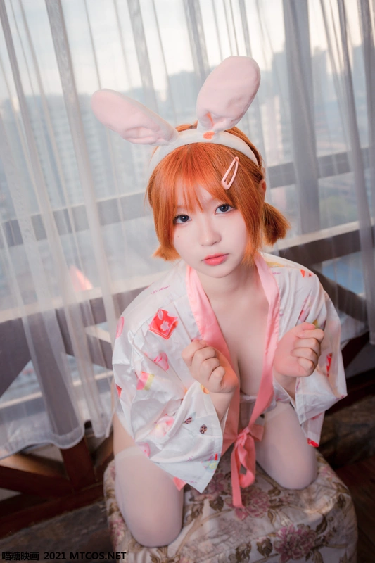 桃子的浴衣 - 喵糖映画